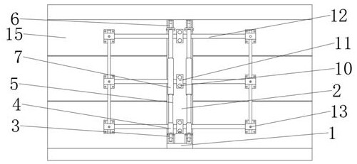 Base reinforcing and supporting device for constructional engineering