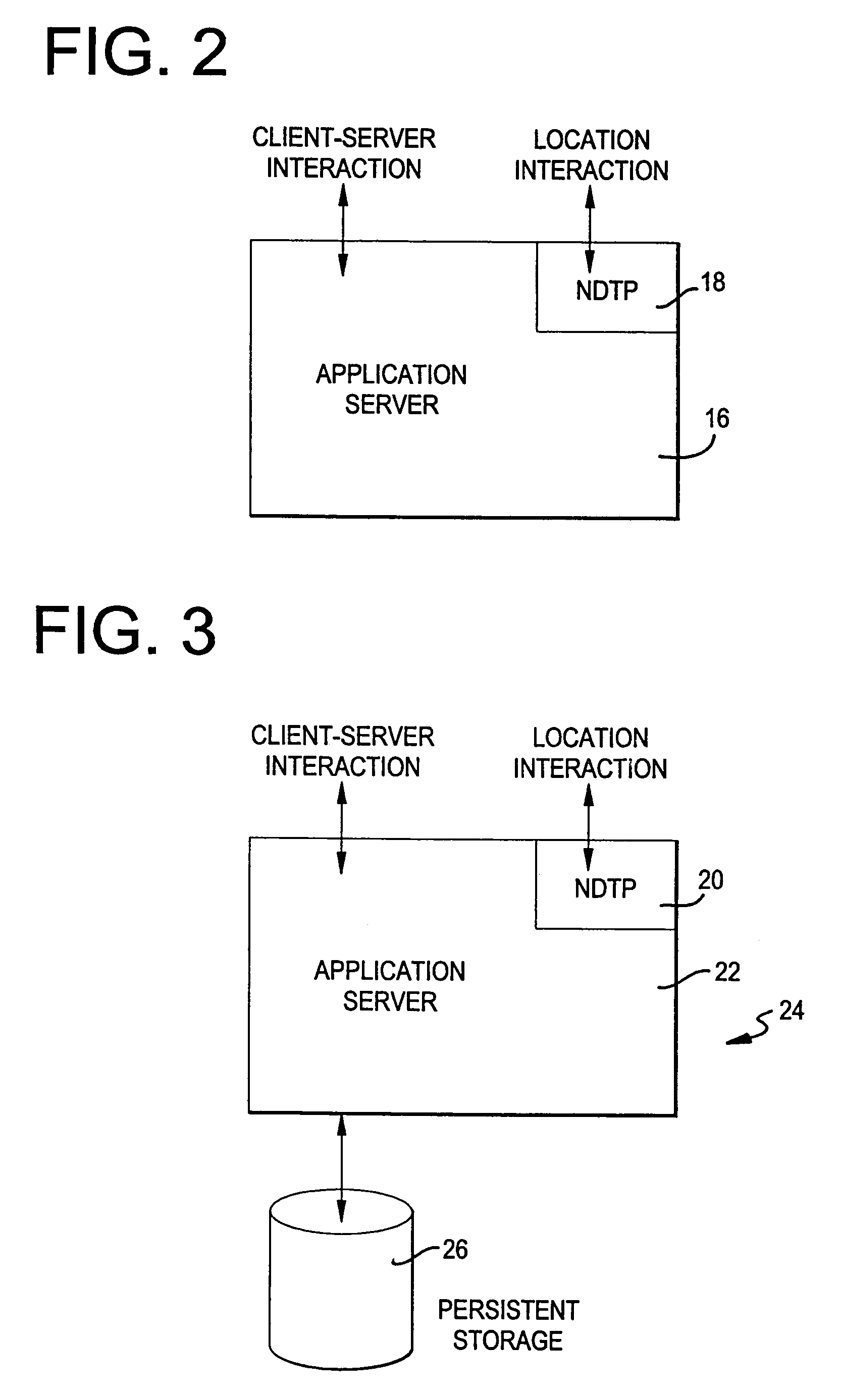 Method and apparatus for managing location information in a network separate from the data to which the location information pertains