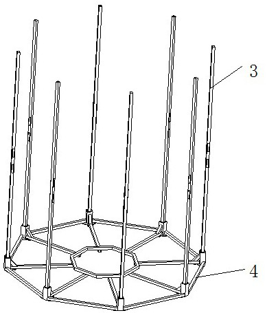 Two-dimensional combined type packaging frame and express packaging bag adopting same