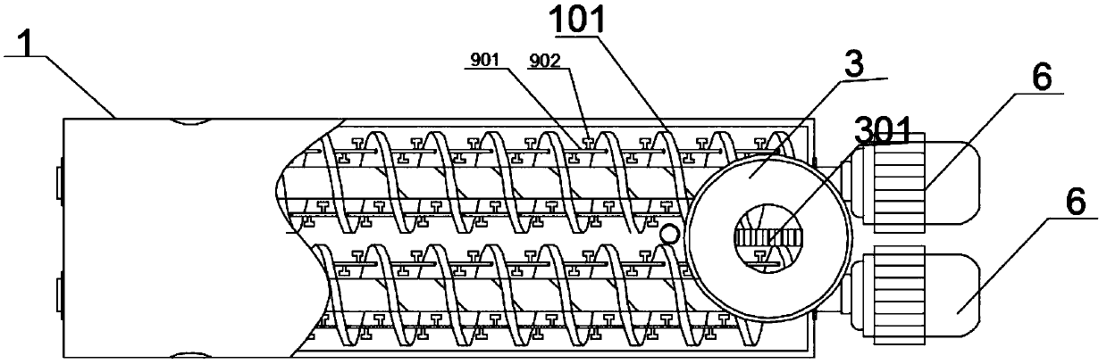 Conditioning and granulating integrated apparatus