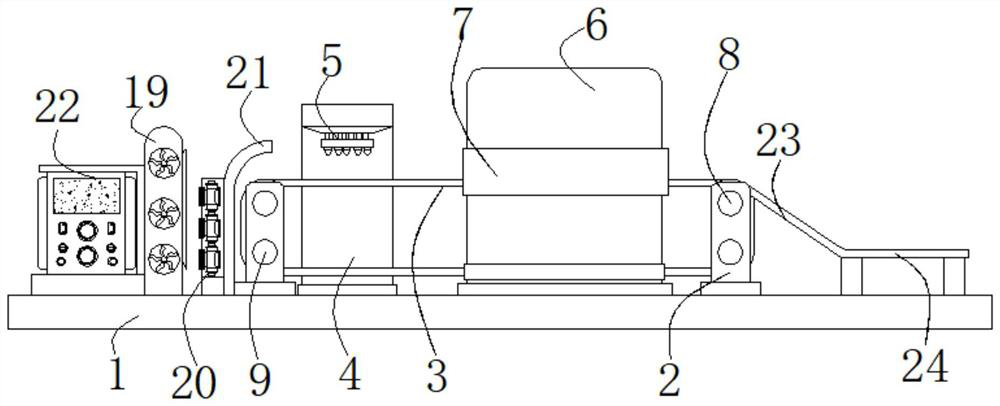 Automatic control system of large plate hot press