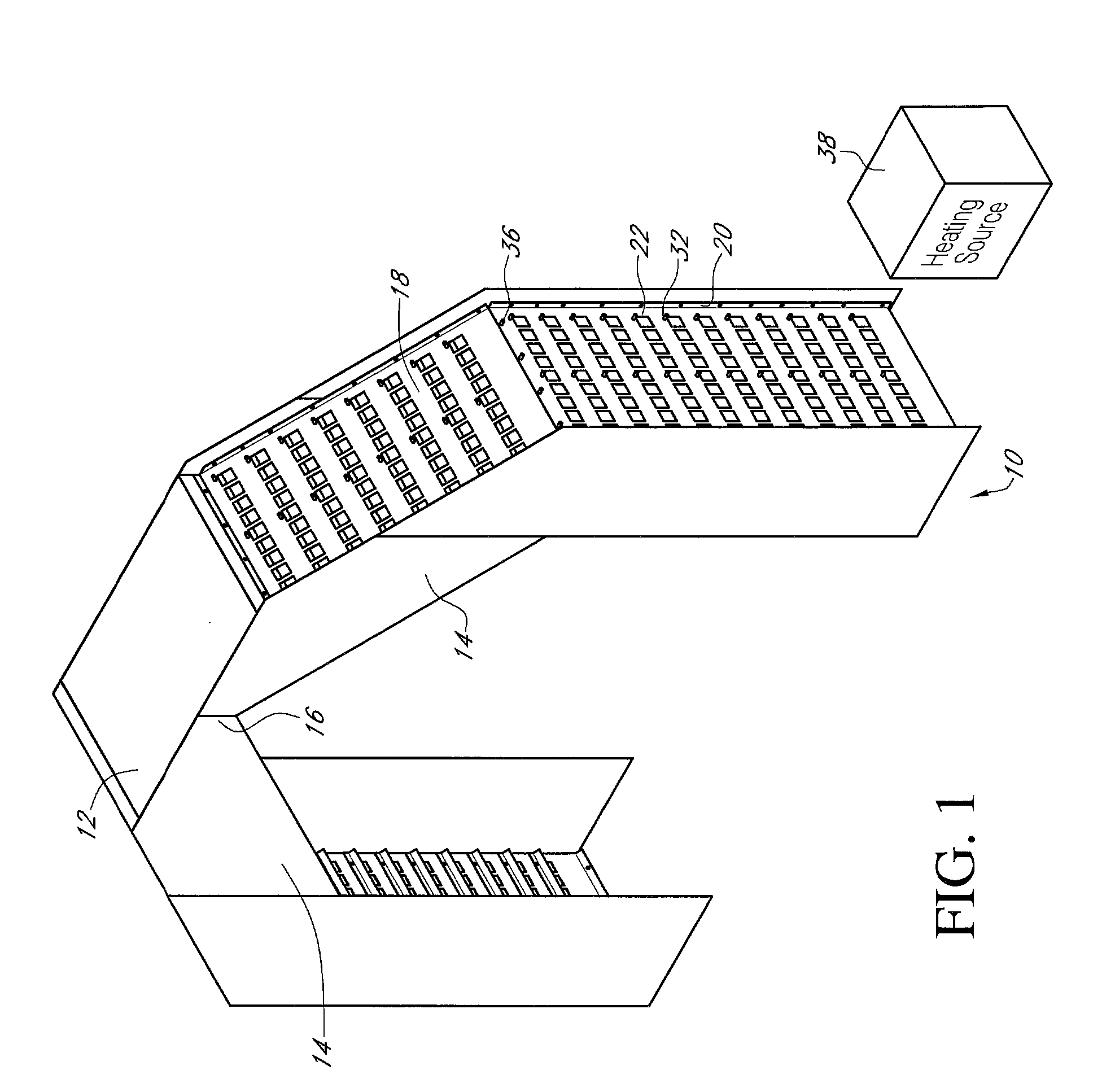 Screenless panels for a grain dryer