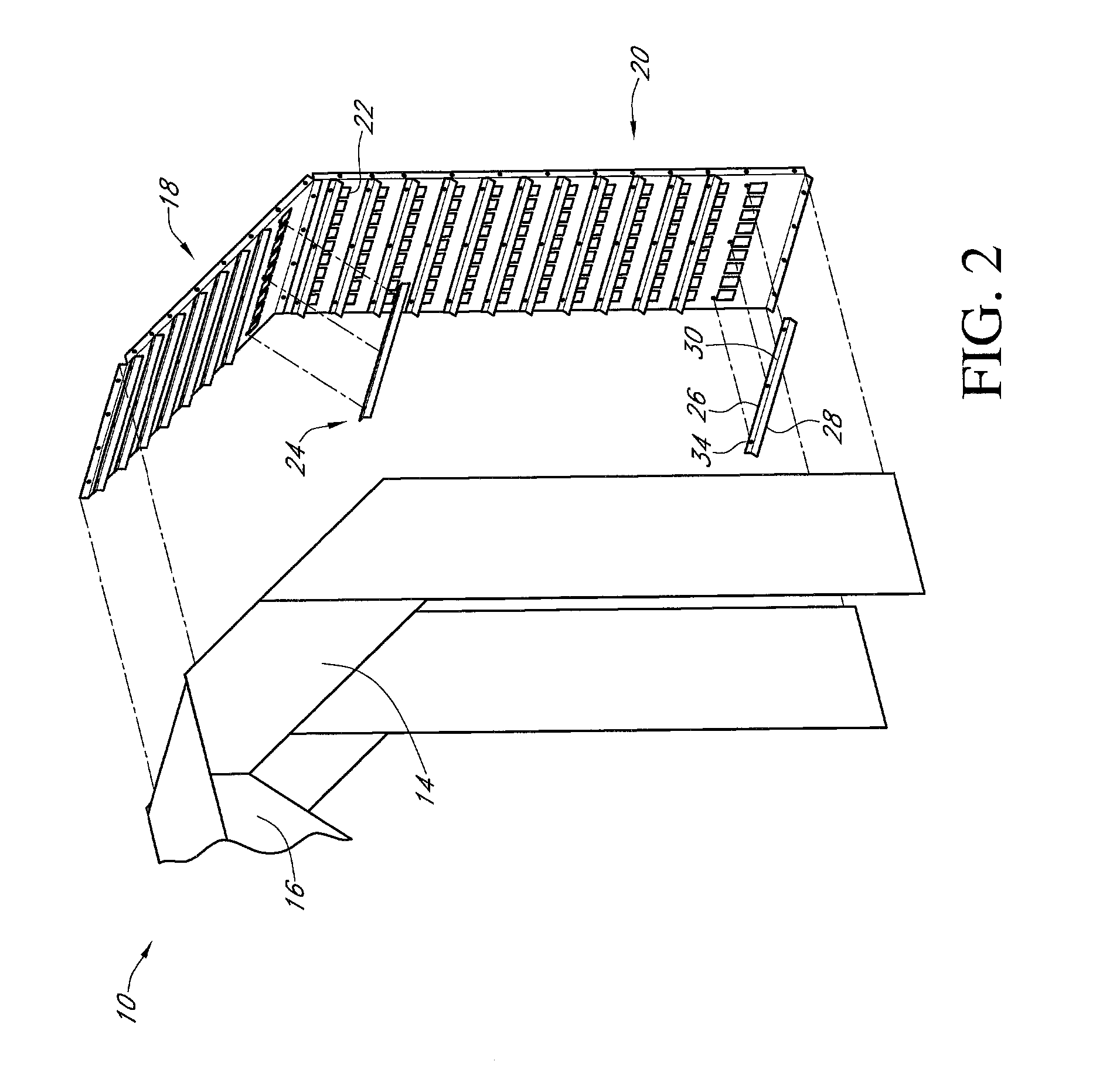 Screenless panels for a grain dryer