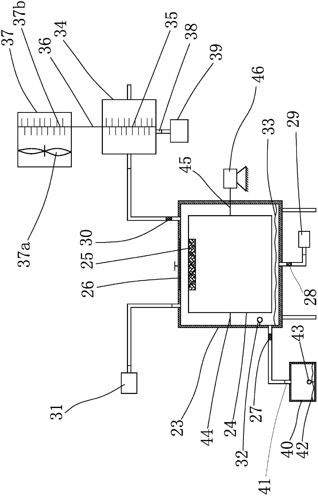 Waste tea drying and flavoring integrated machine