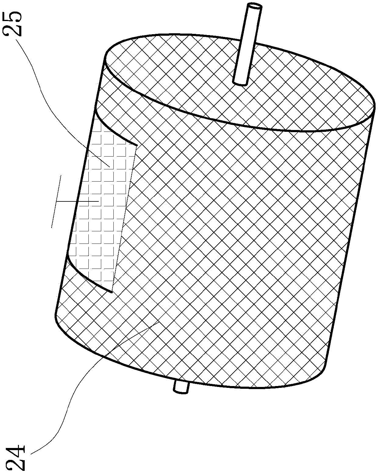 Waste tea drying and flavoring integrated machine