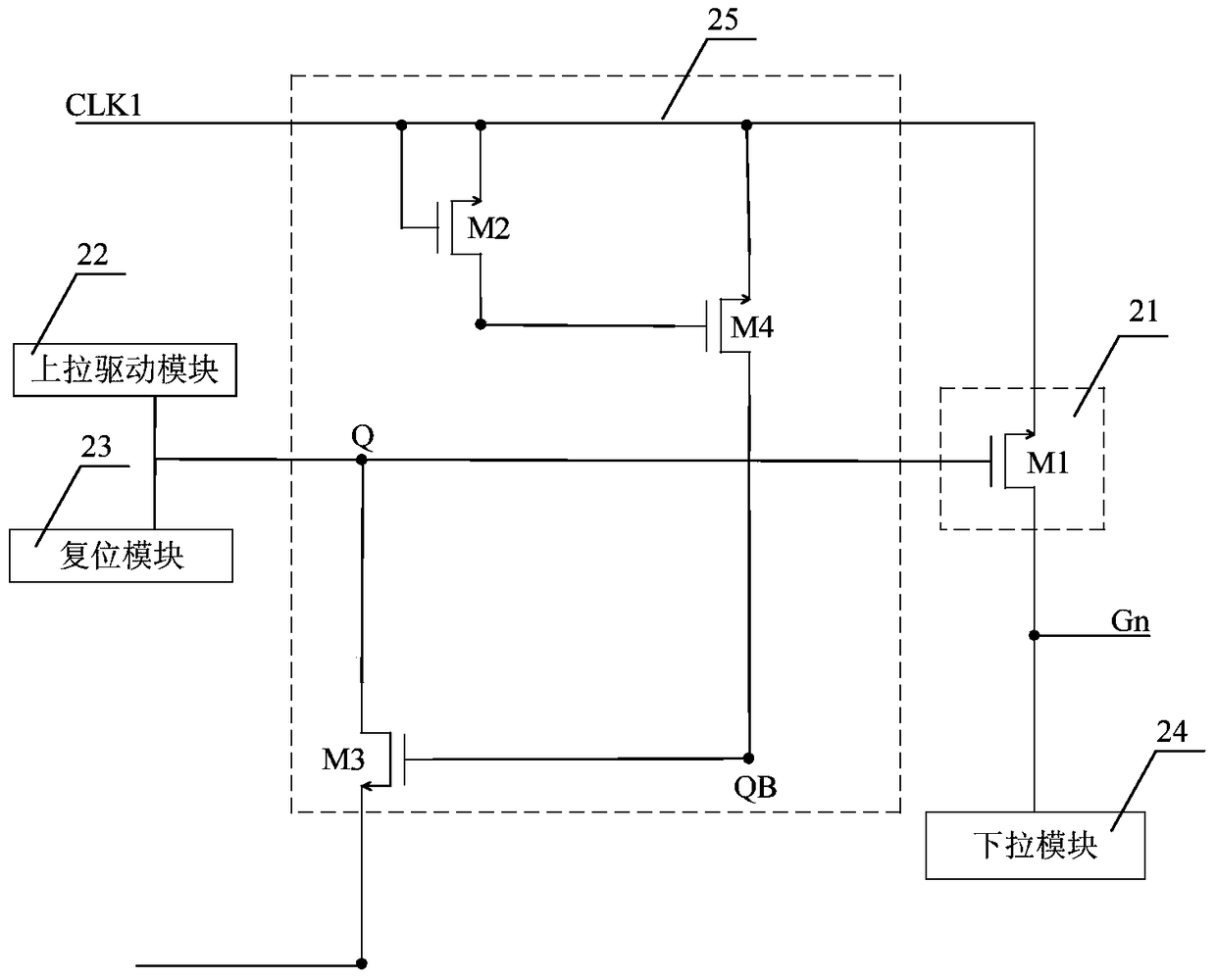 Shift register, gate drive circuit and liquid crystal display panel