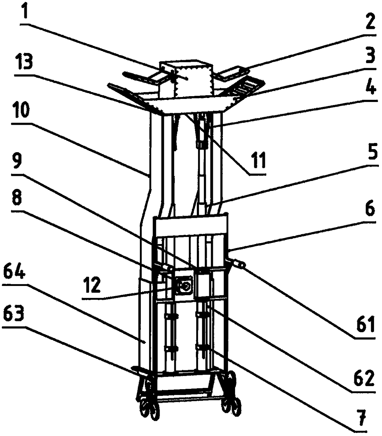 Automatic jujube picking device