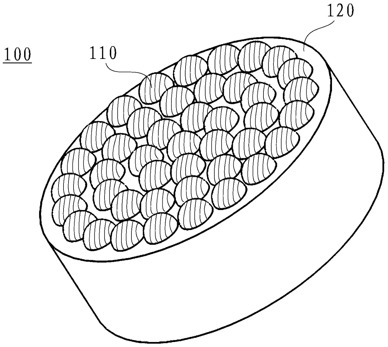 Ceramic scintillator array and its preparation method