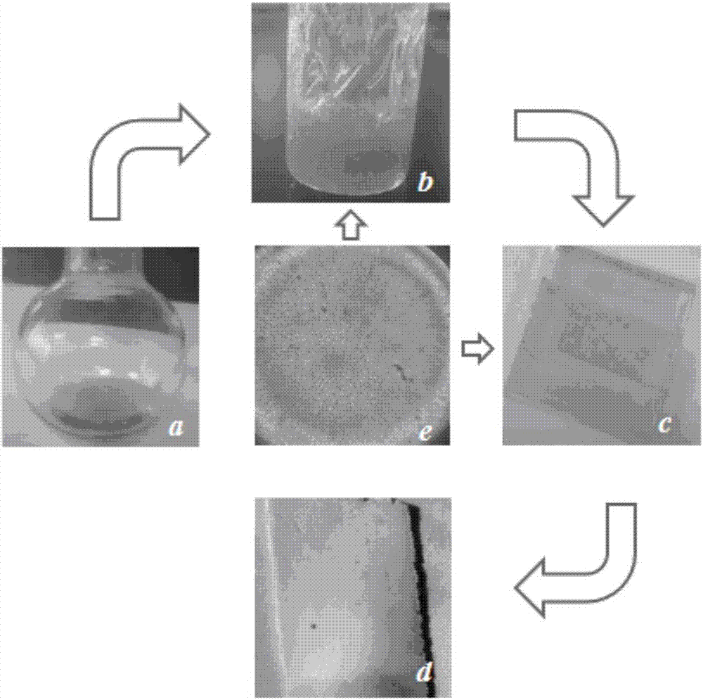 A kind of hydrophobic resin oily adsorption material and its preparation method