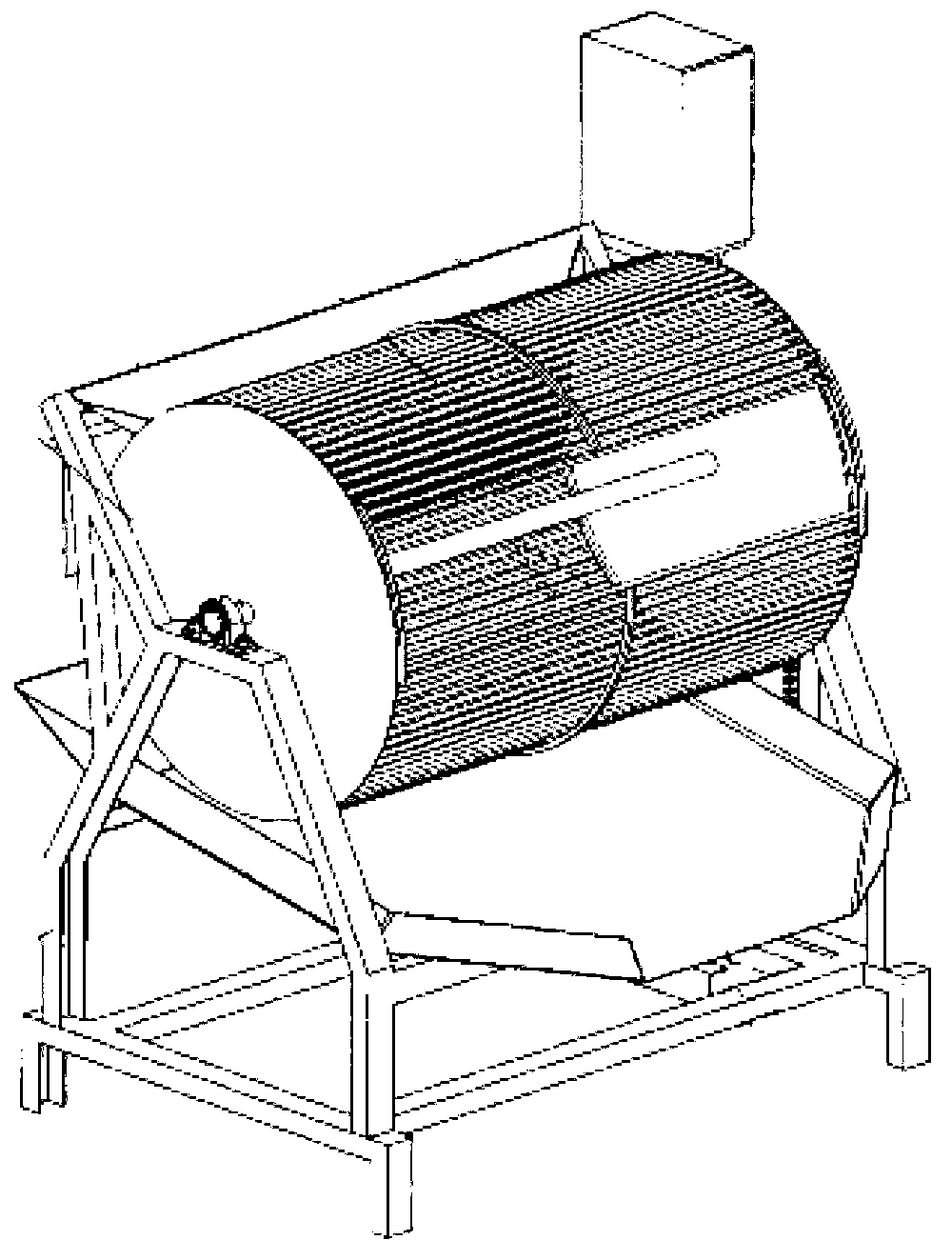 Horizontal multistage roller scaling apparatus for processing large number of freshwater fish, and scaling method thereof