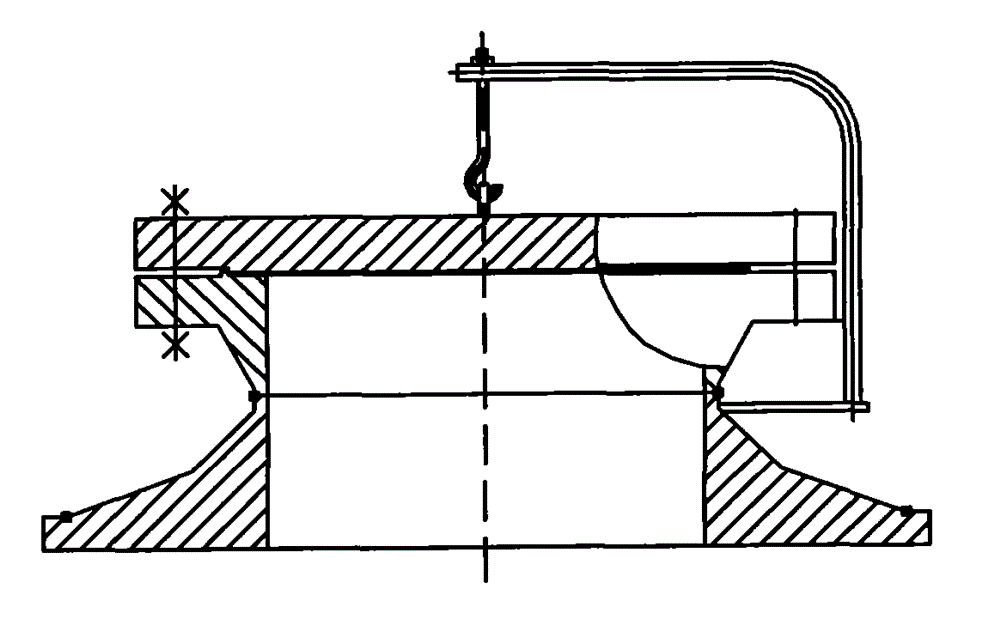 A horizontal support cover manhole