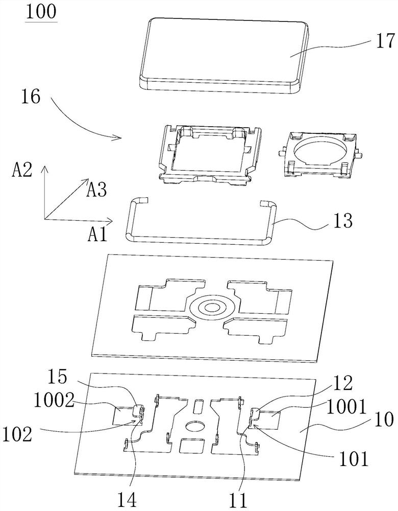 Key structure and keyboard