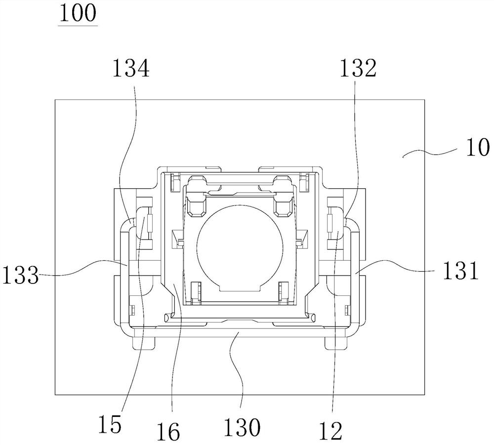 Key structure and keyboard