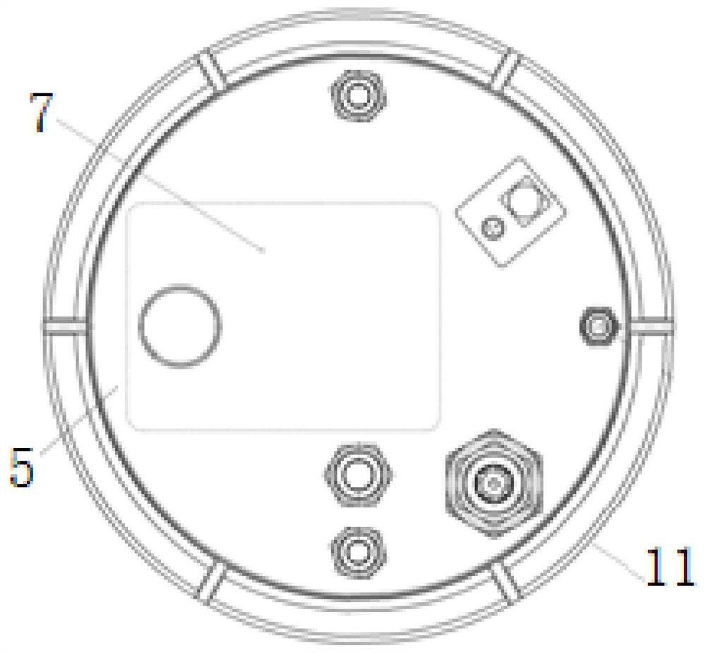 Integrated hydraulic oil tank