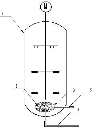 Air distributor of fermentation tank utilizing ultrasonic waves for defoaming