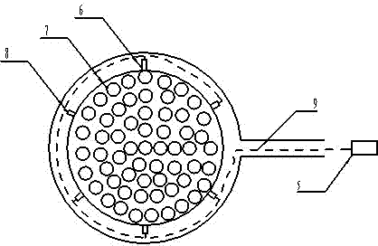 Air distributor of fermentation tank utilizing ultrasonic waves for defoaming