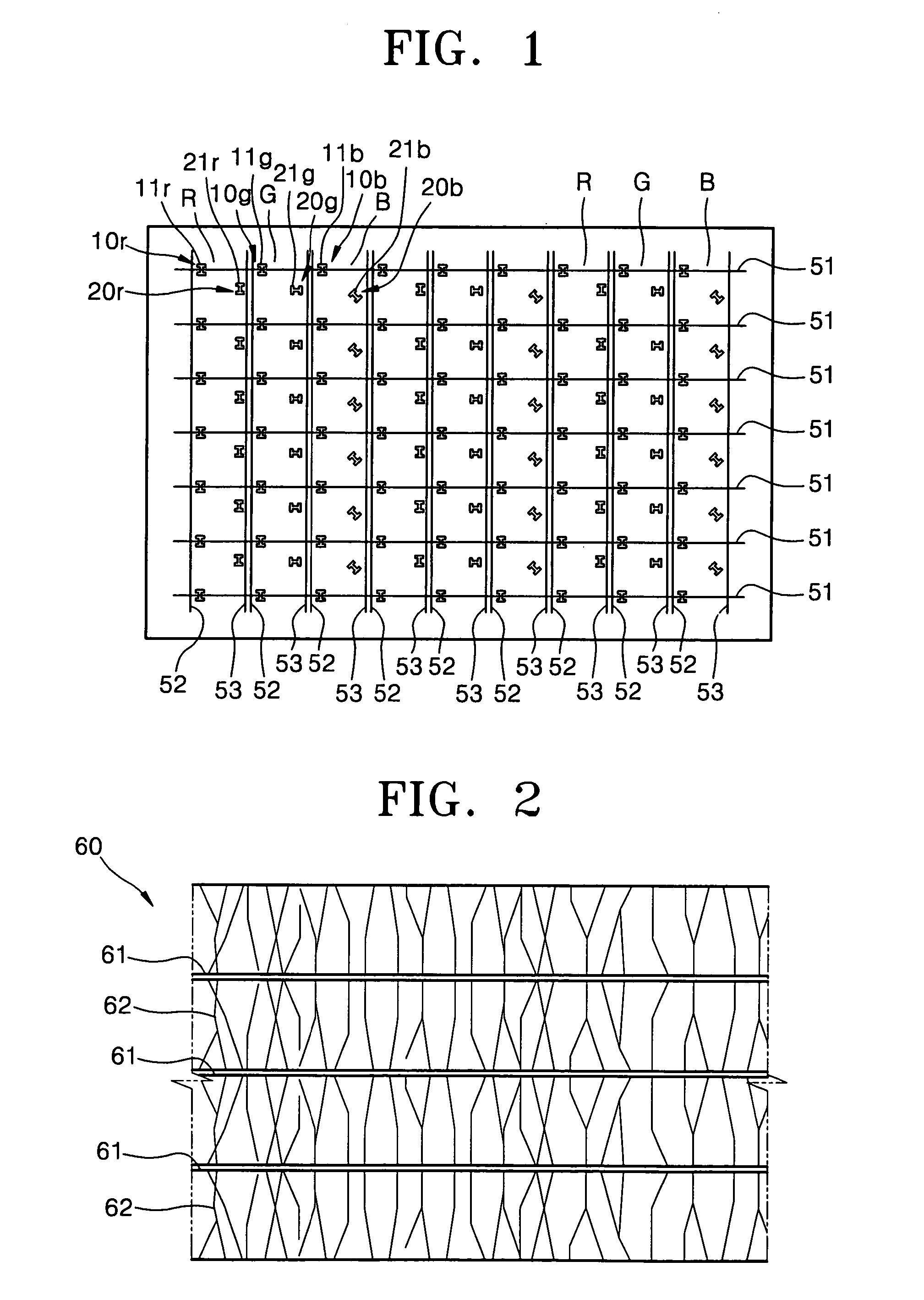 Flat panel display with thin film transistor (TFT)