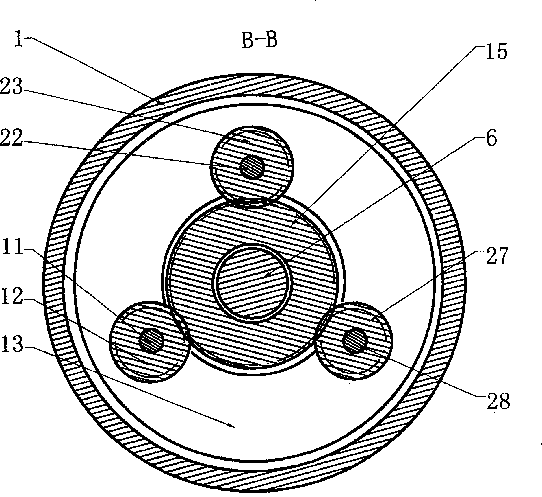 Commonly engaged gear stepless transmission