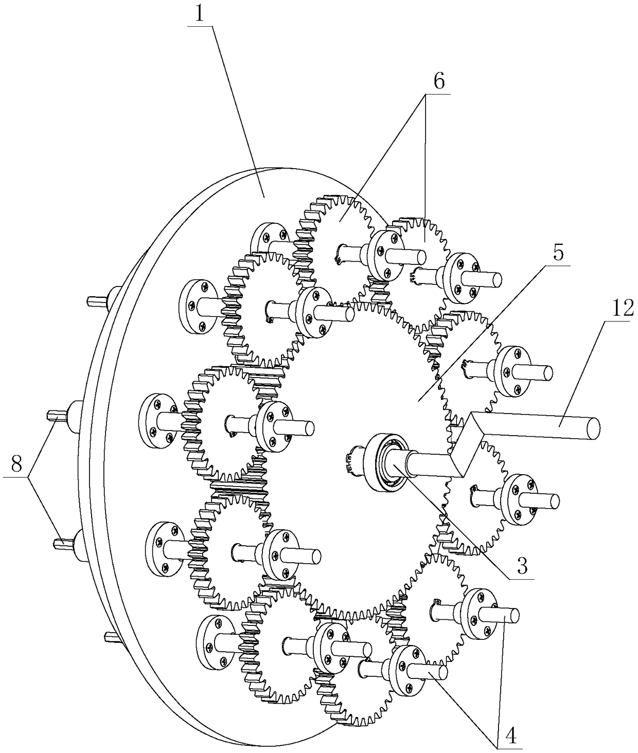 Device for quickly assembling and disassembling screws during inside diameter slicer cutter blade replacing