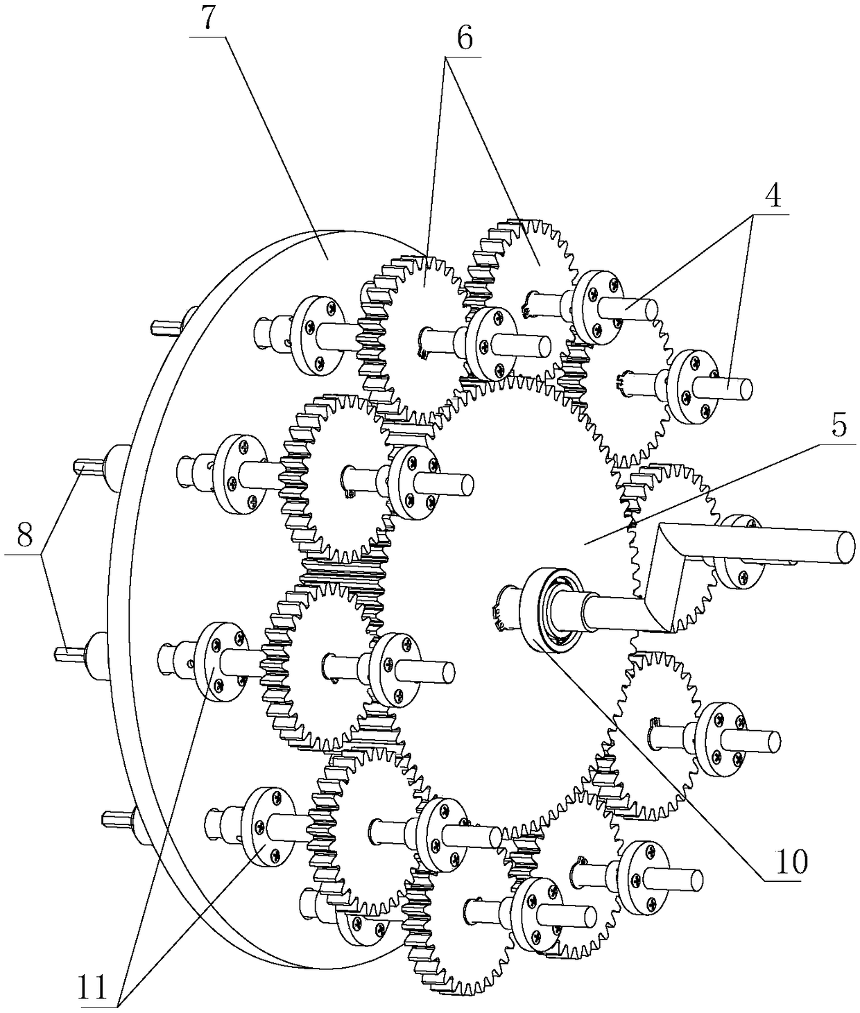 Device for quickly assembling and disassembling screws during inside diameter slicer cutter blade replacing