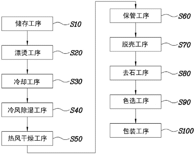 Method of processing and mass-producing green whole grains