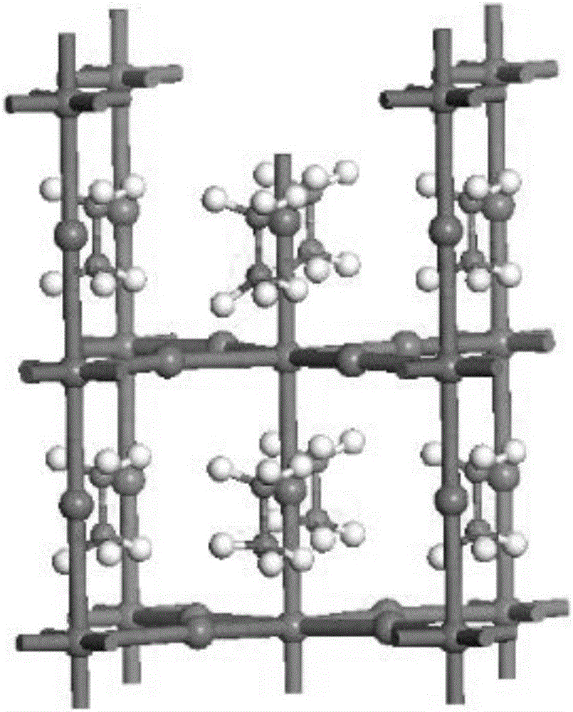 Method for designing organic metal surface battery material