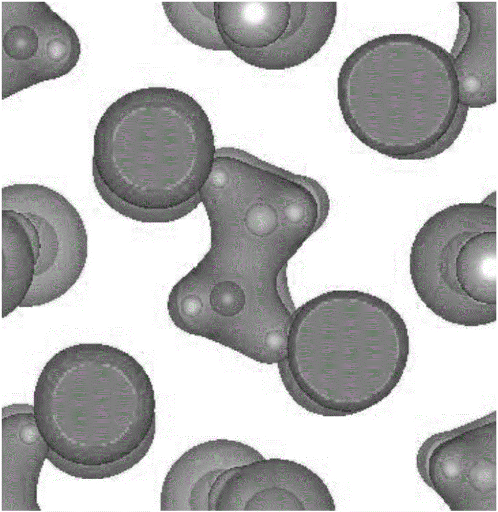 Method for designing organic metal surface battery material