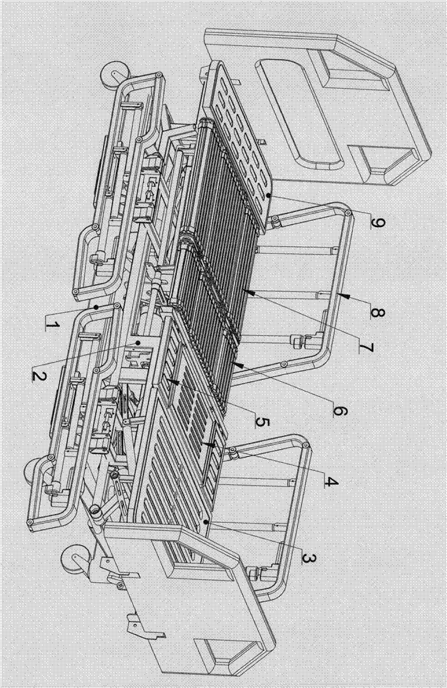 Multifunctional full-automatic nursing bed