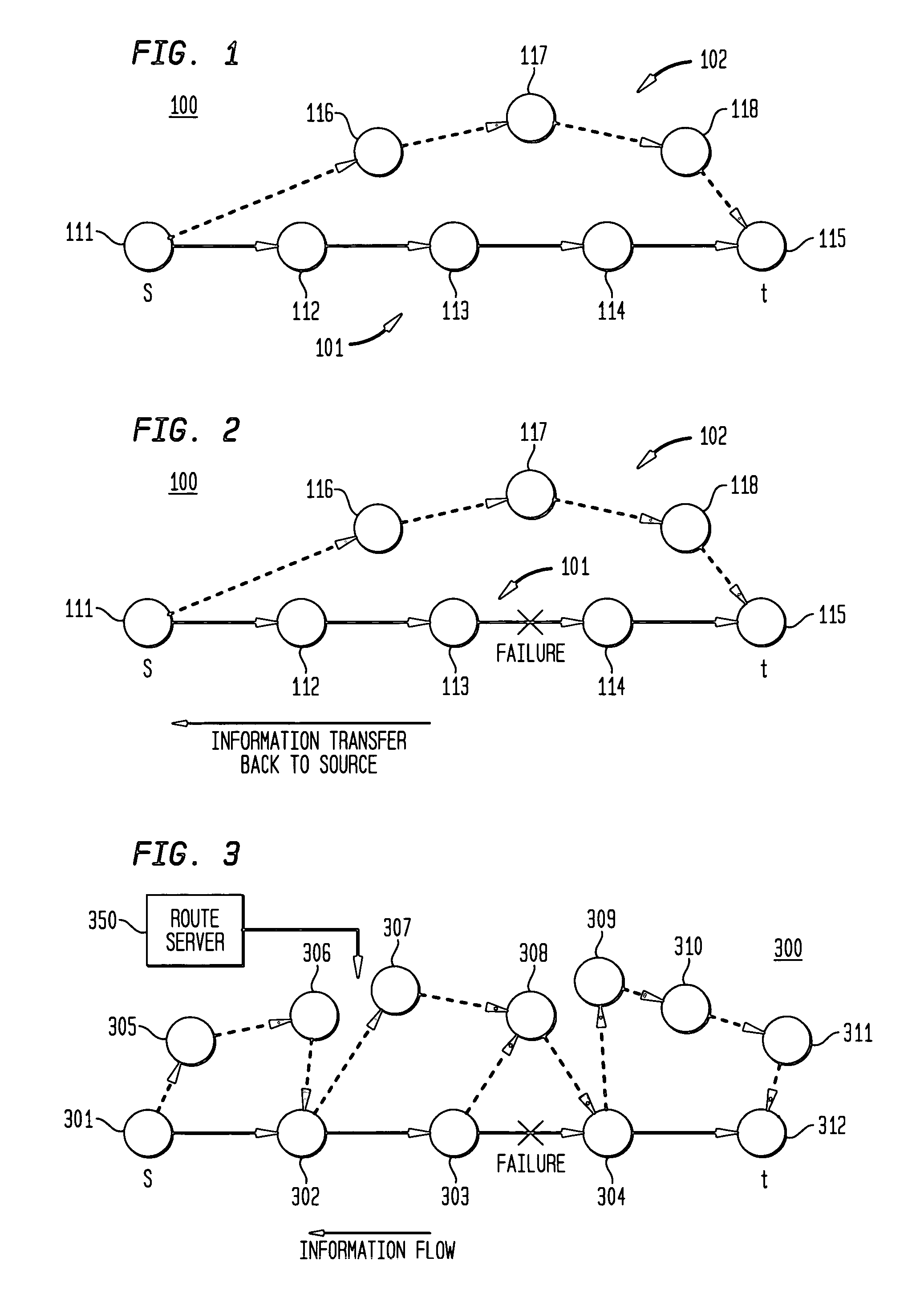 Dynamic backup routing of network tunnel paths for local restoration in a packet network