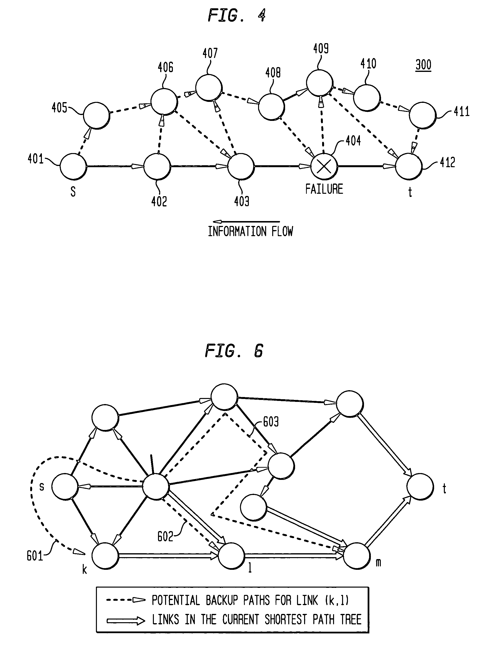 Dynamic backup routing of network tunnel paths for local restoration in a packet network