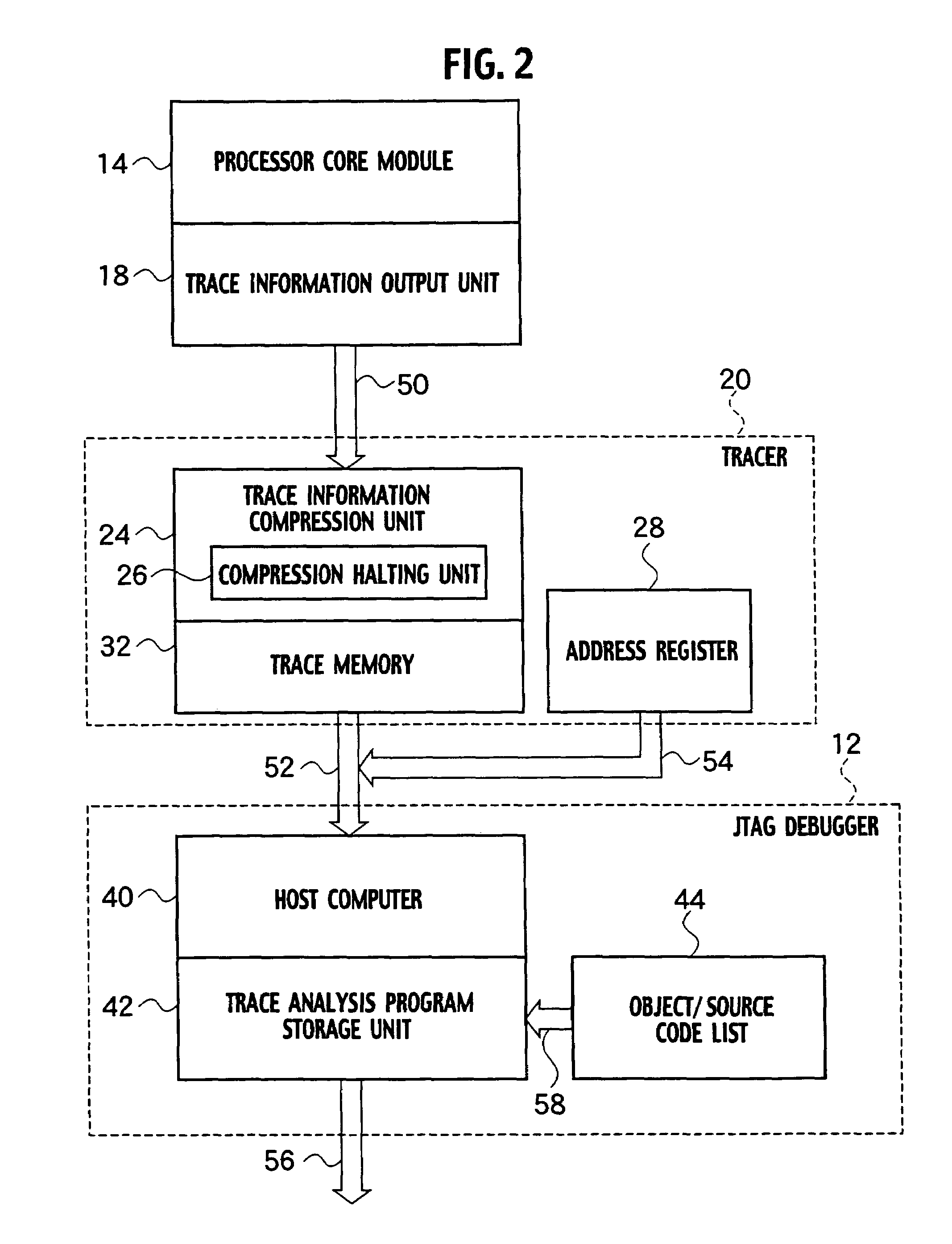 Tracer, tracer embedded processor, and method for operating the tracer