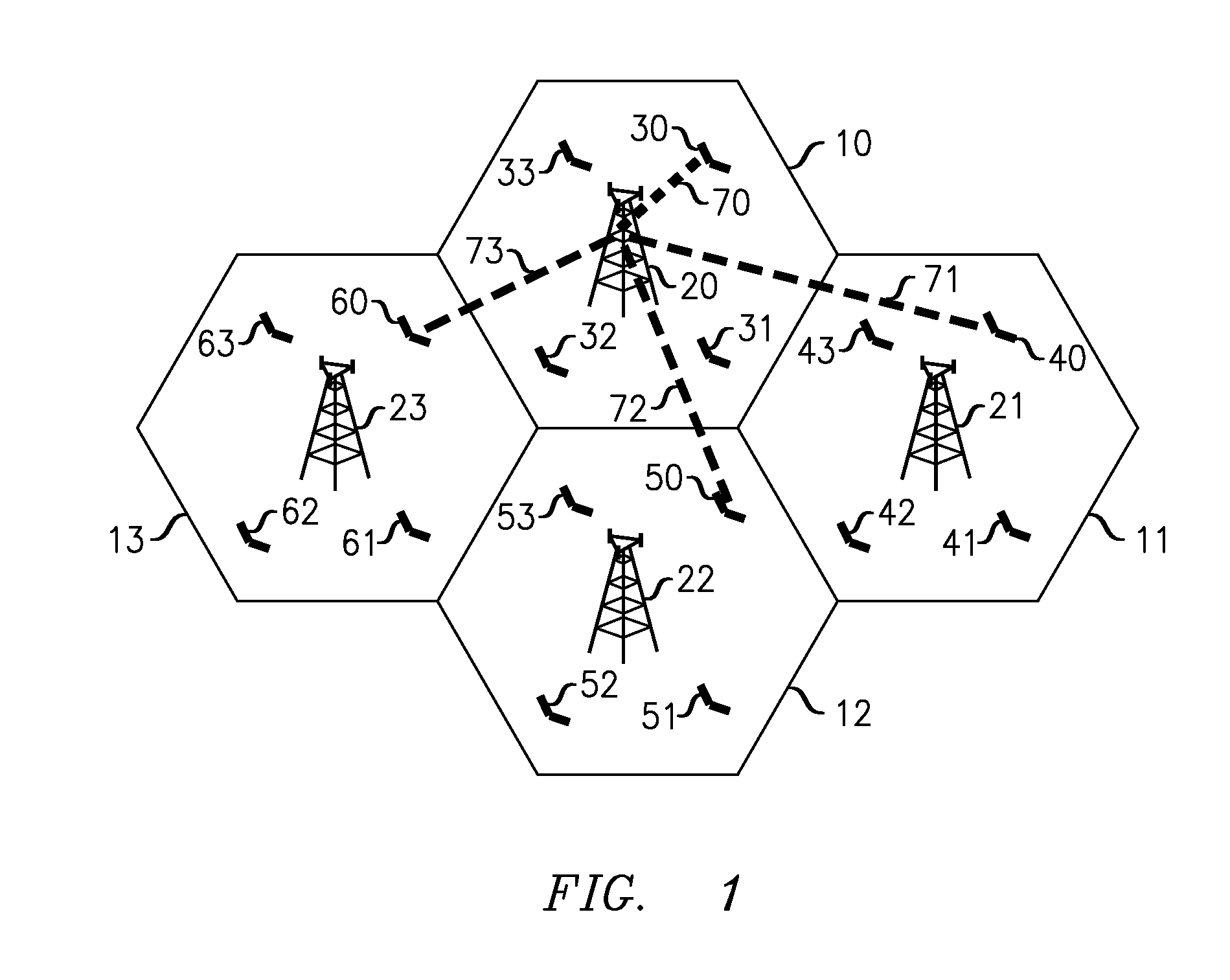 Wireless Communication with Suppression of Inter-Cell Interference in Large-Scale Antenna Systems