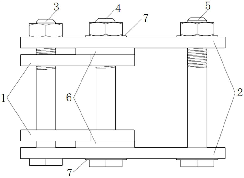 Energy dissipater for wall vertical connecting seam