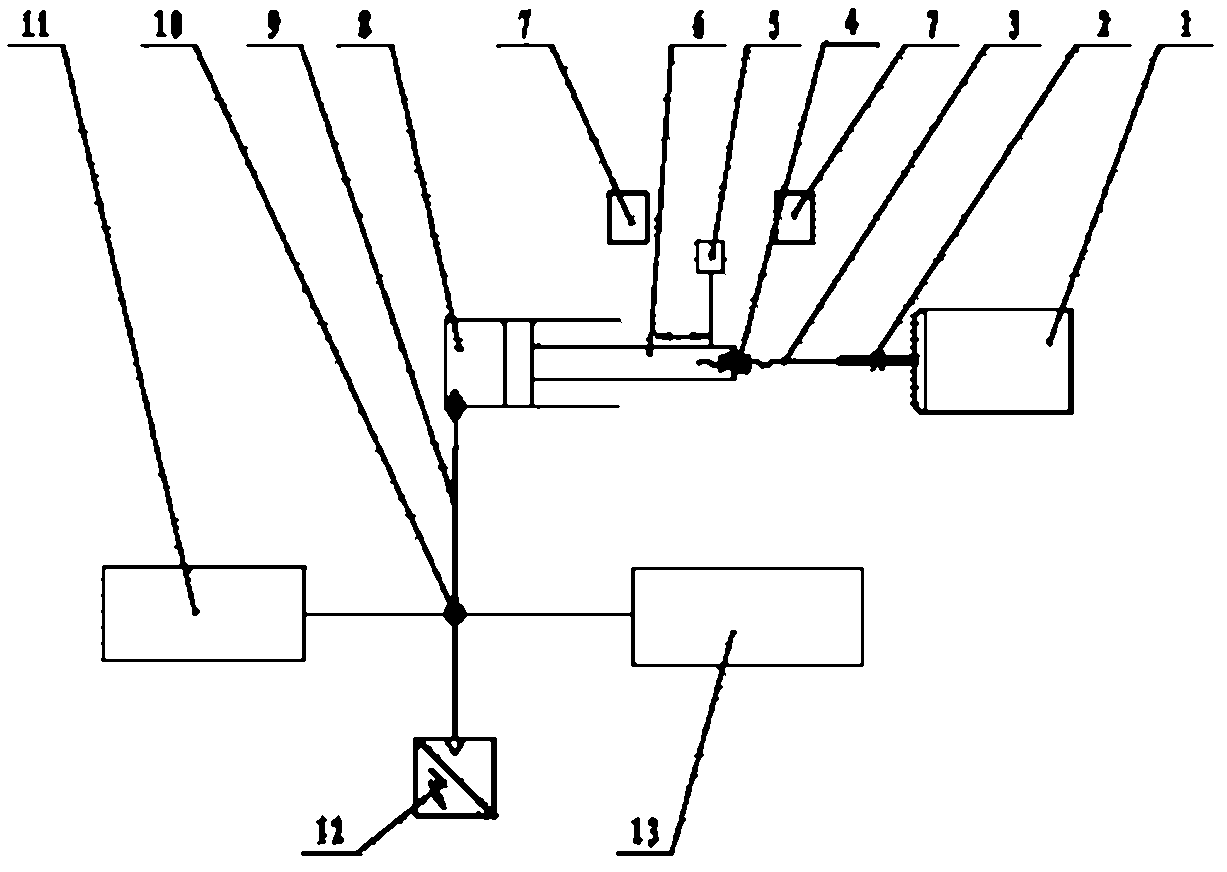 Constant low-pressure air source adjustment device