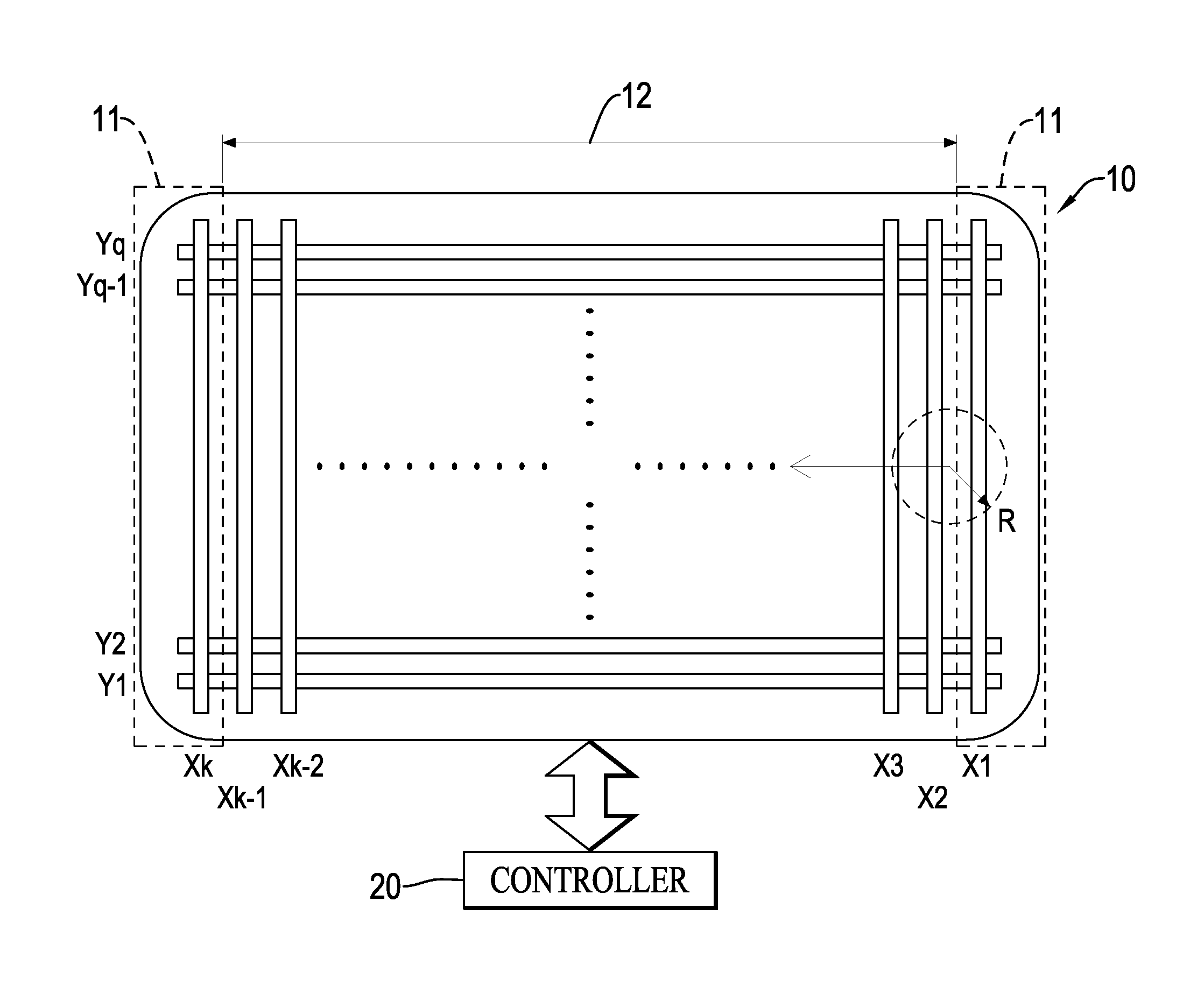 Method of identifying edge swipe gesture and method of opening window control bar using the identifying method