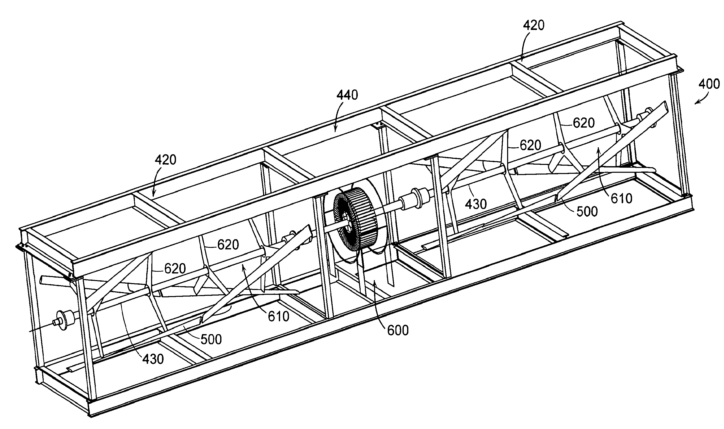 Submersible turbine-generator unit for ocean and tidal currents