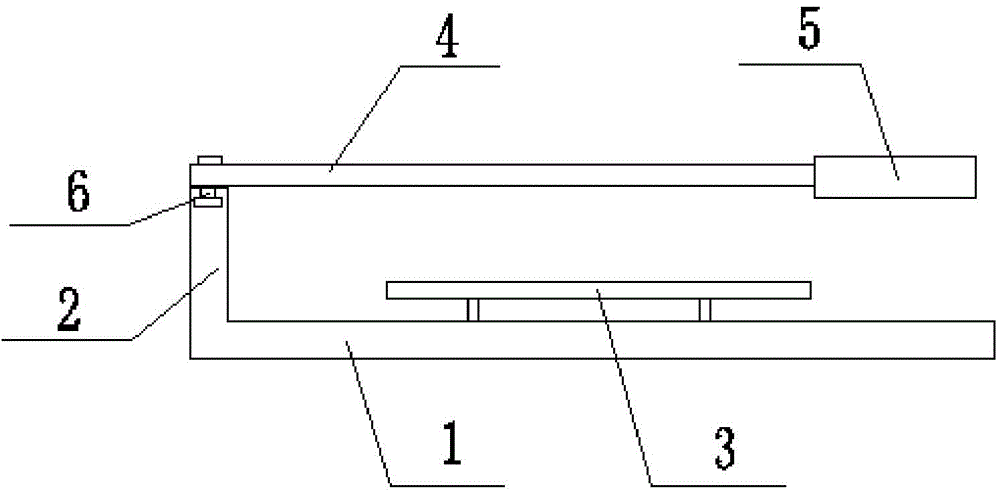 Lithium battery pole piece production quality testing ruler