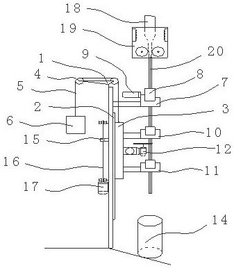 A glass rod rapid cutting device