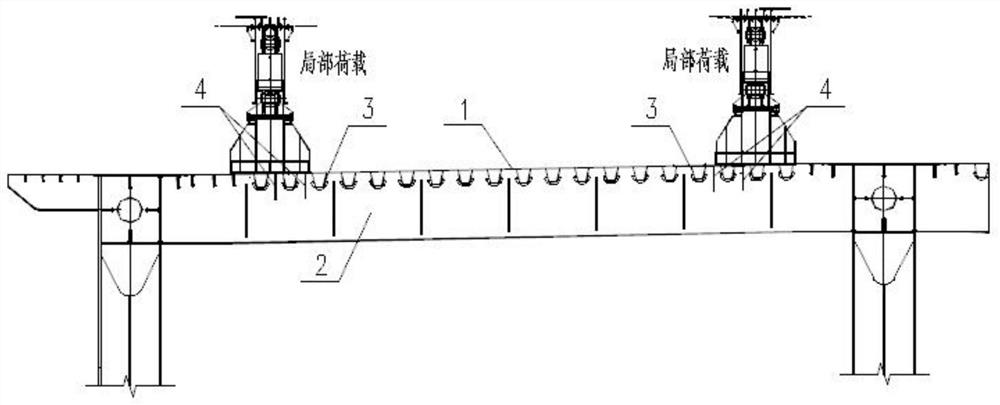 Method for releasing temporary stiffening plate in local pressure area of orthotropic steel bridge deck slab