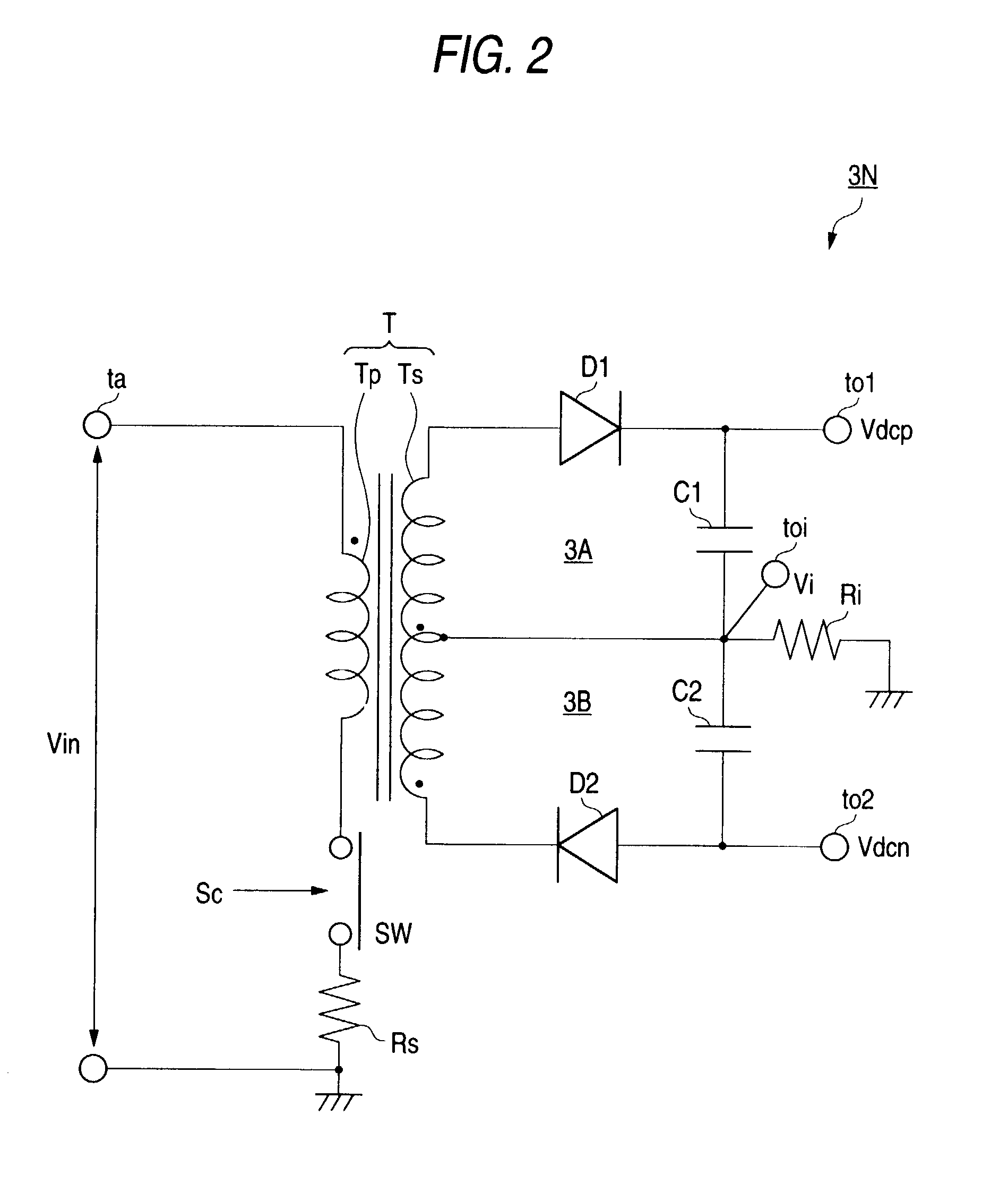 Discharge lamp lighting circuit