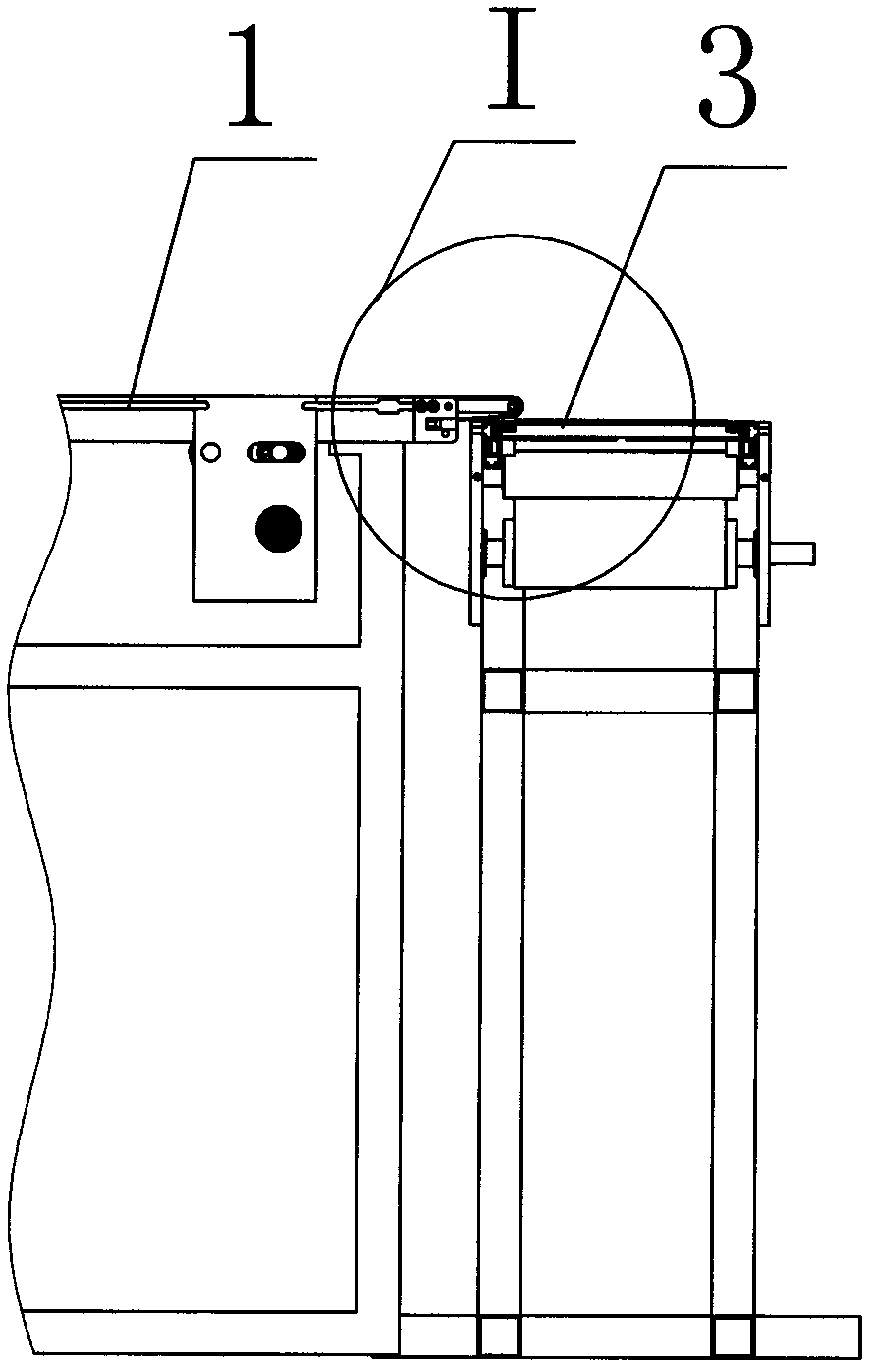 Round bar stock arranging device