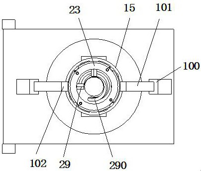 A vertical centrifugal casting equipment for manufacturing twisted sheet tubes