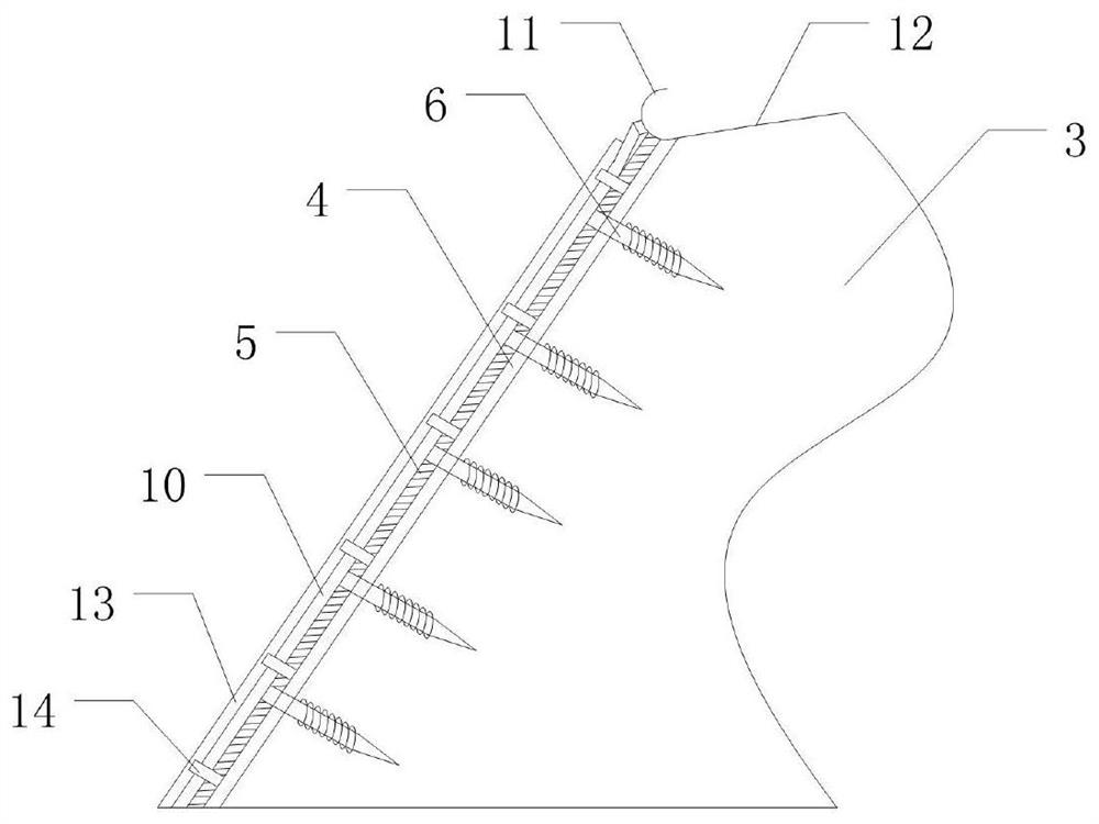 Highway Slope Reinforcement Drainage Device