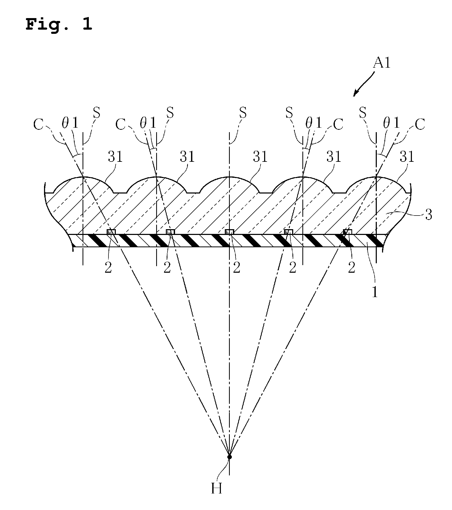 Light-emitting module and light-emitting unit