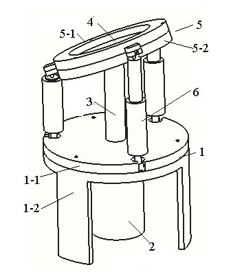 Ankle rehabilitation training device with single degree of freedom