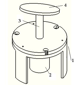 Ankle rehabilitation training device with single degree of freedom