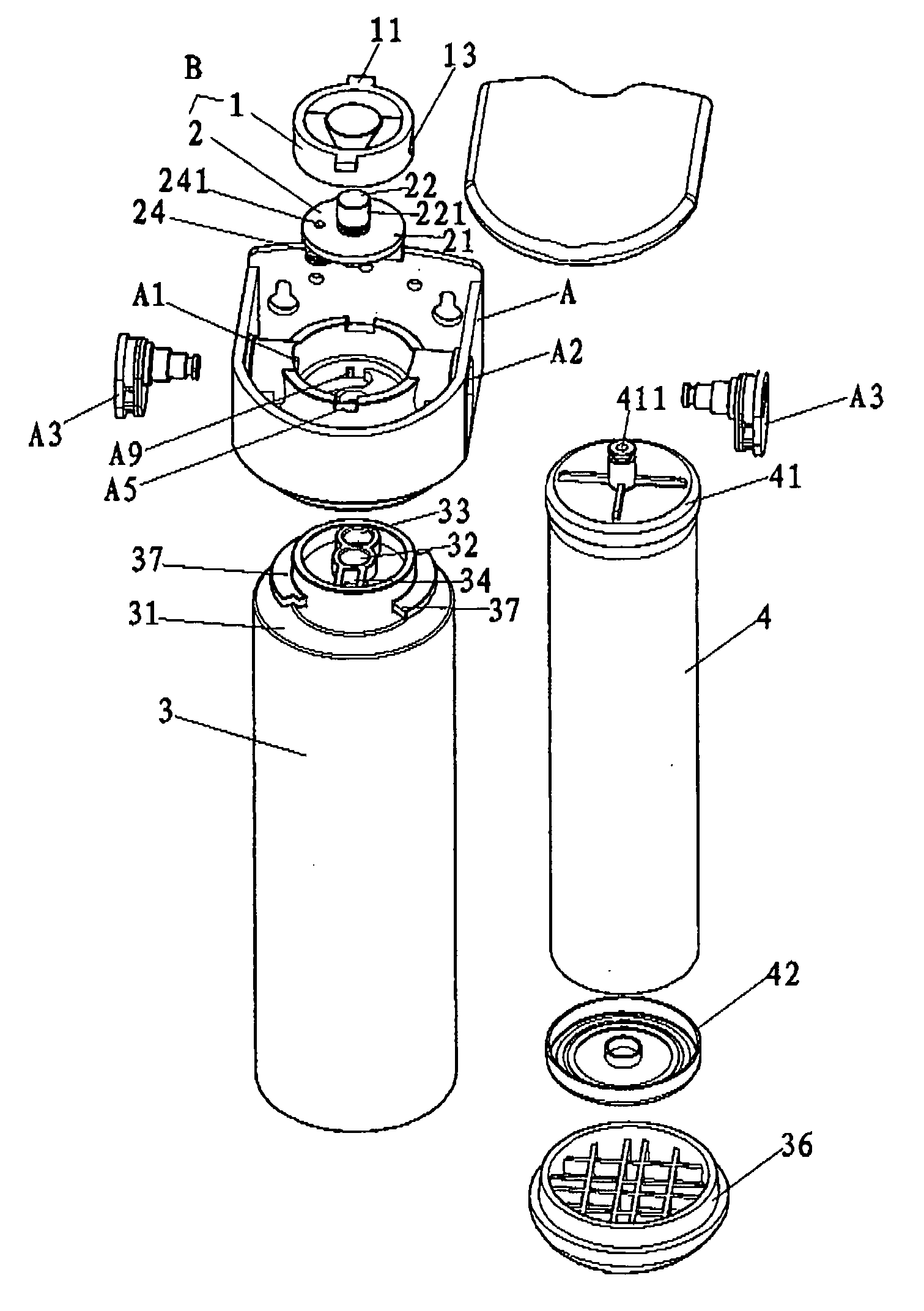 Water purifying apparatuses