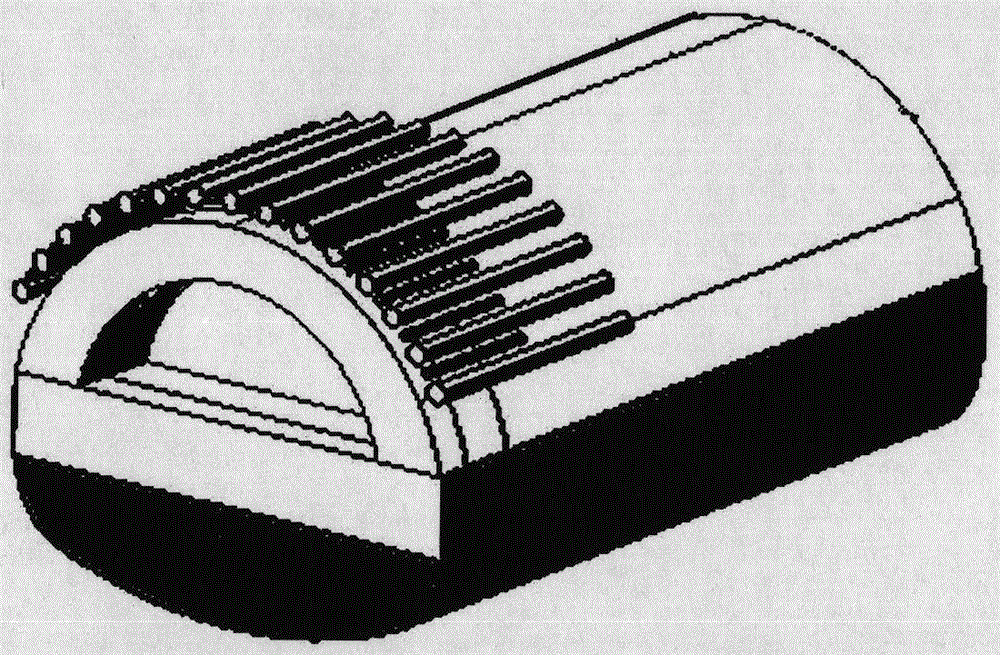 Shock-absorbing method of ring-shaped layered blasting for shallow-buried large-section tunnel passing through existing buildings