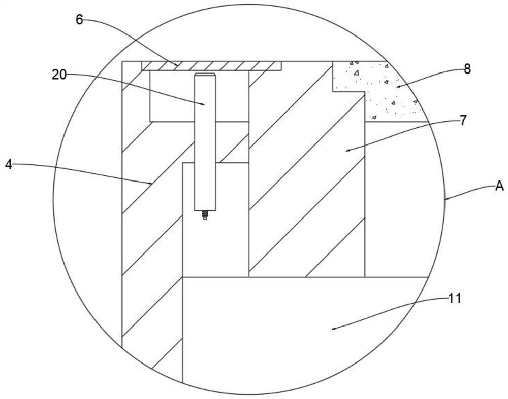 A building precision constant temperature control device and its control method