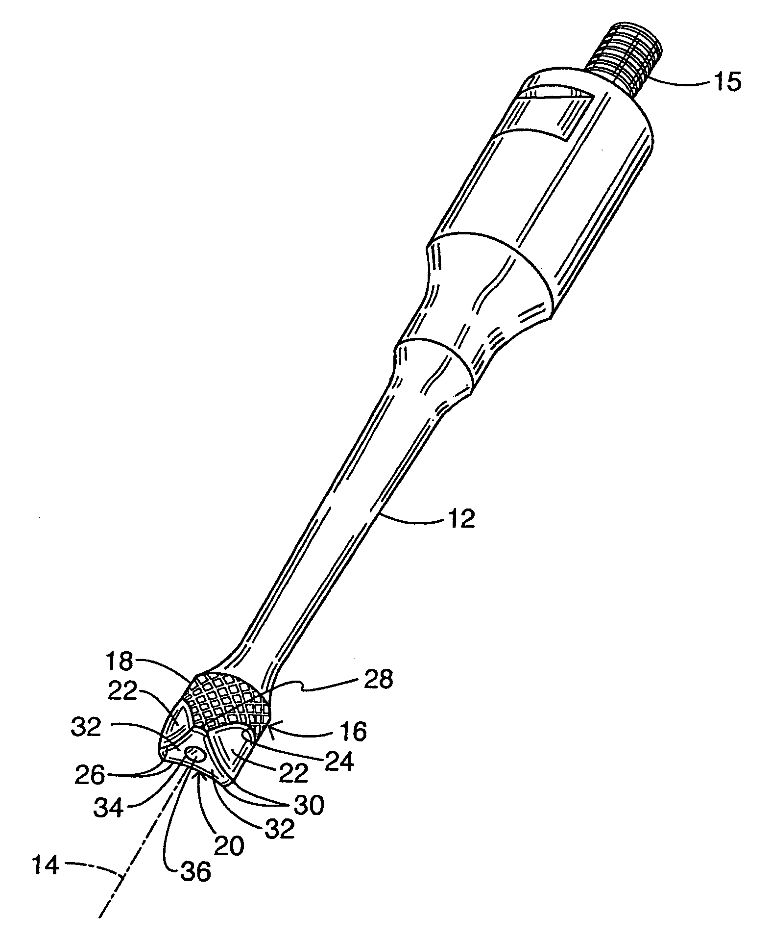 Ultrasonic wound debrider probe and method of use